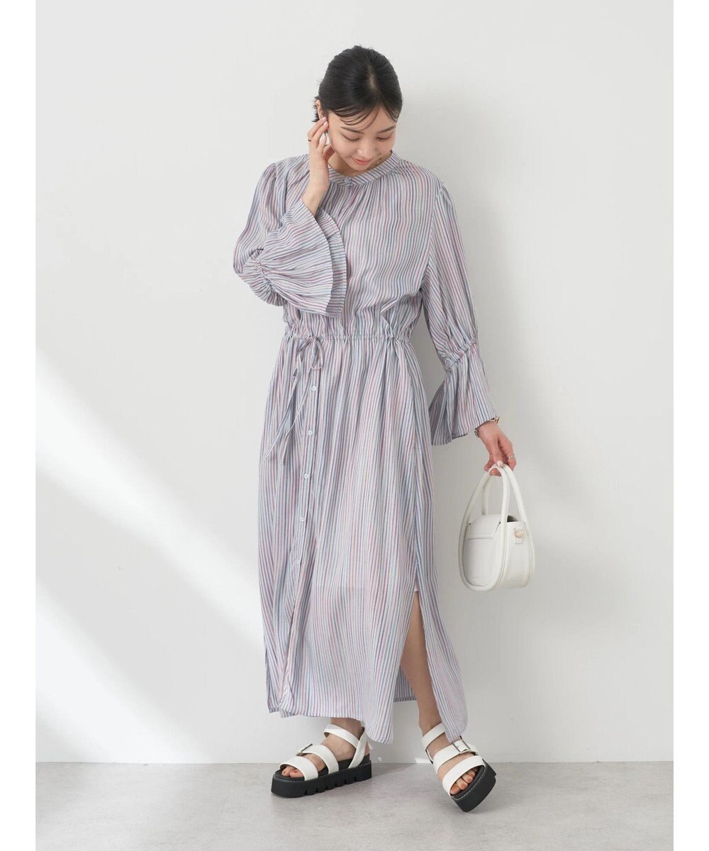 earth music&ecology マルチストライプワンピース 