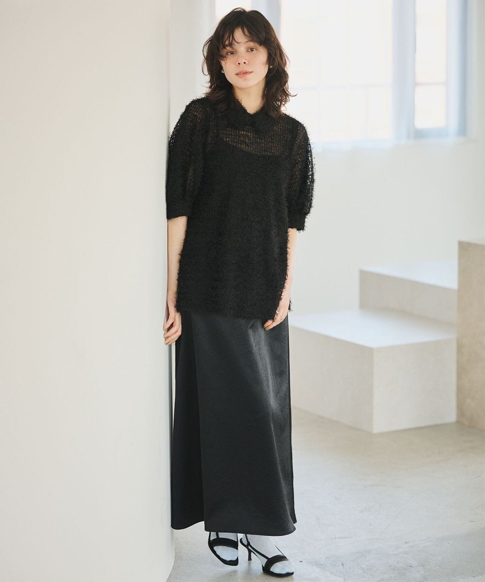 #Newans フィラッフィパフスリーブプラウス 