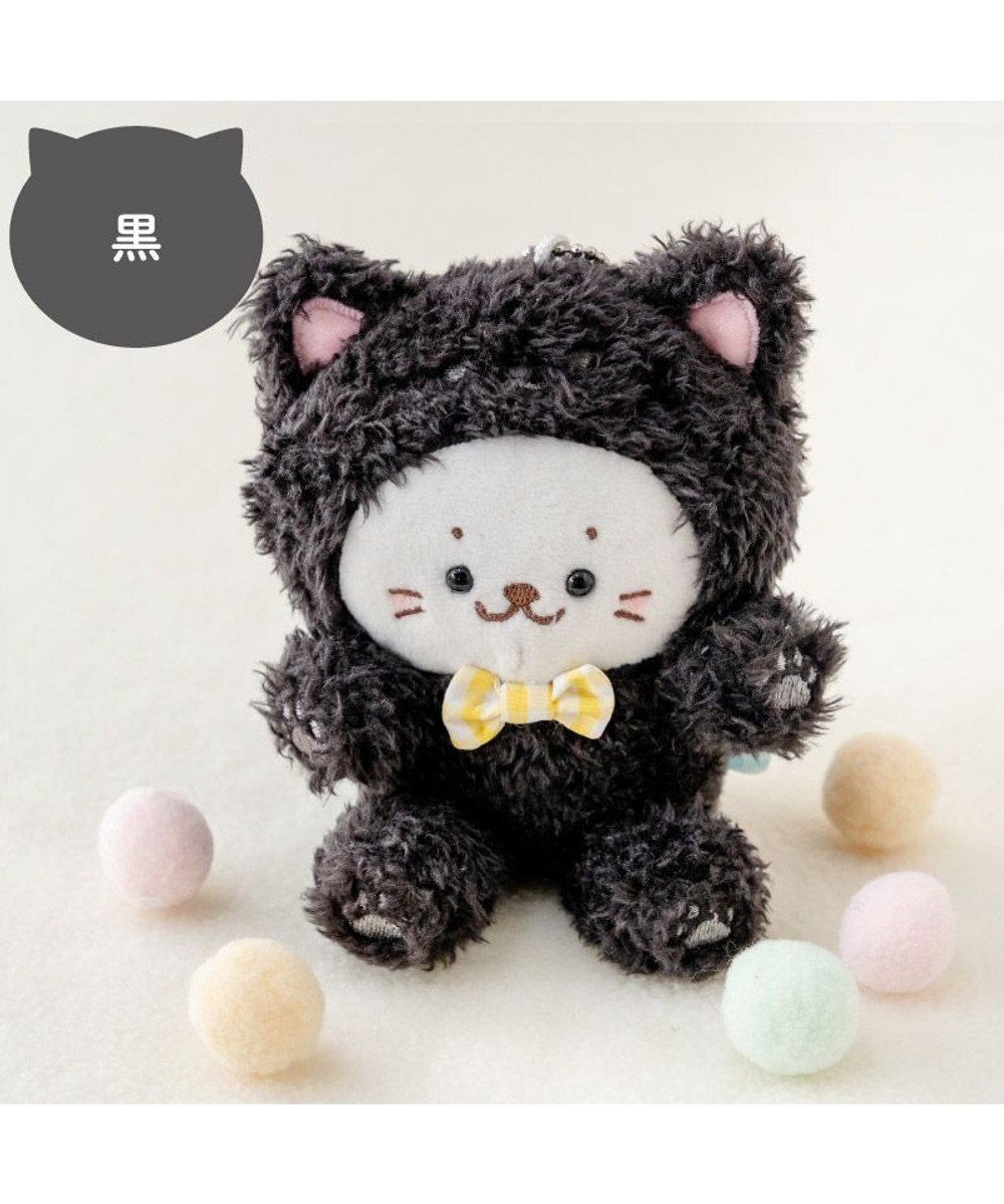 Mother garden しろたん 猫キーホルダー 《黒ねこ》 単品 