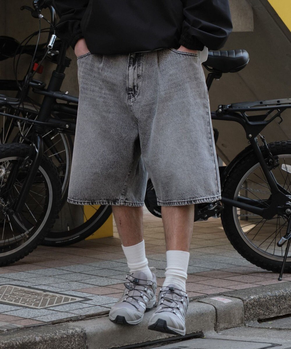 WEGO イージーバギーデニムショーツ 