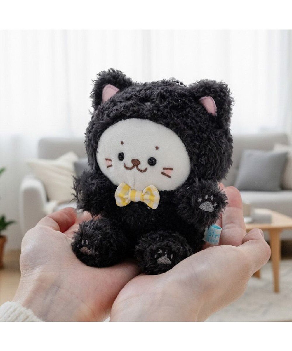 Mother garden しろたん 猫キーホルダー 《黒ねこ》 単品 