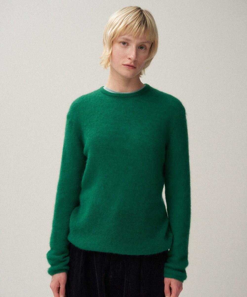 ATON SUPER KID MOHAIR | クルーネックセーター 