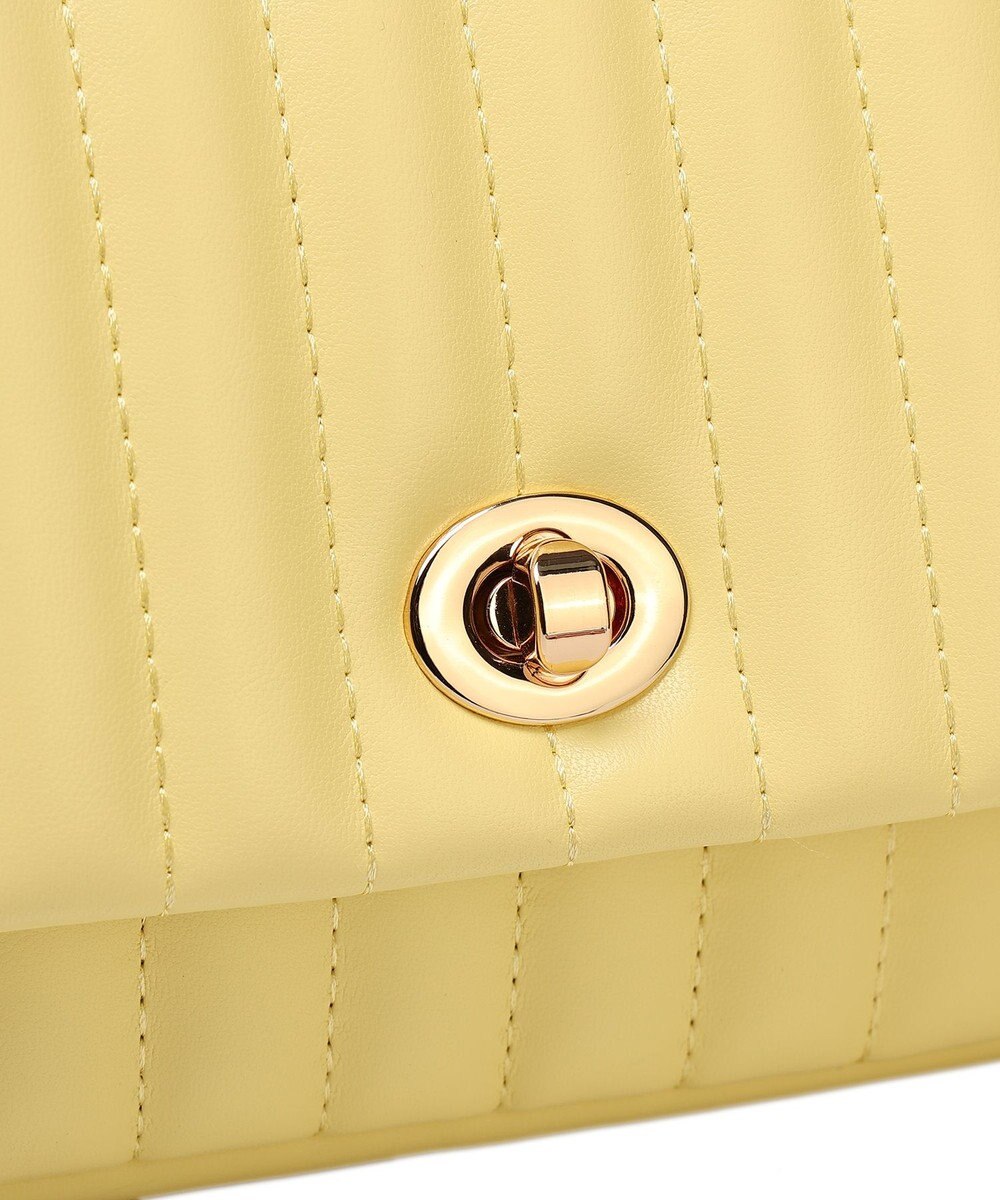 style code 【MERCURYDUO/マーキュリーデュオ】ストライプキルティング　フラップショルダーバッグ 