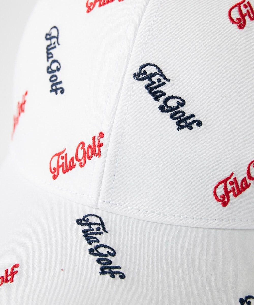 FILA GOLF／marie claire 【FILA GOLF】飛び柄刺繍キャップ 