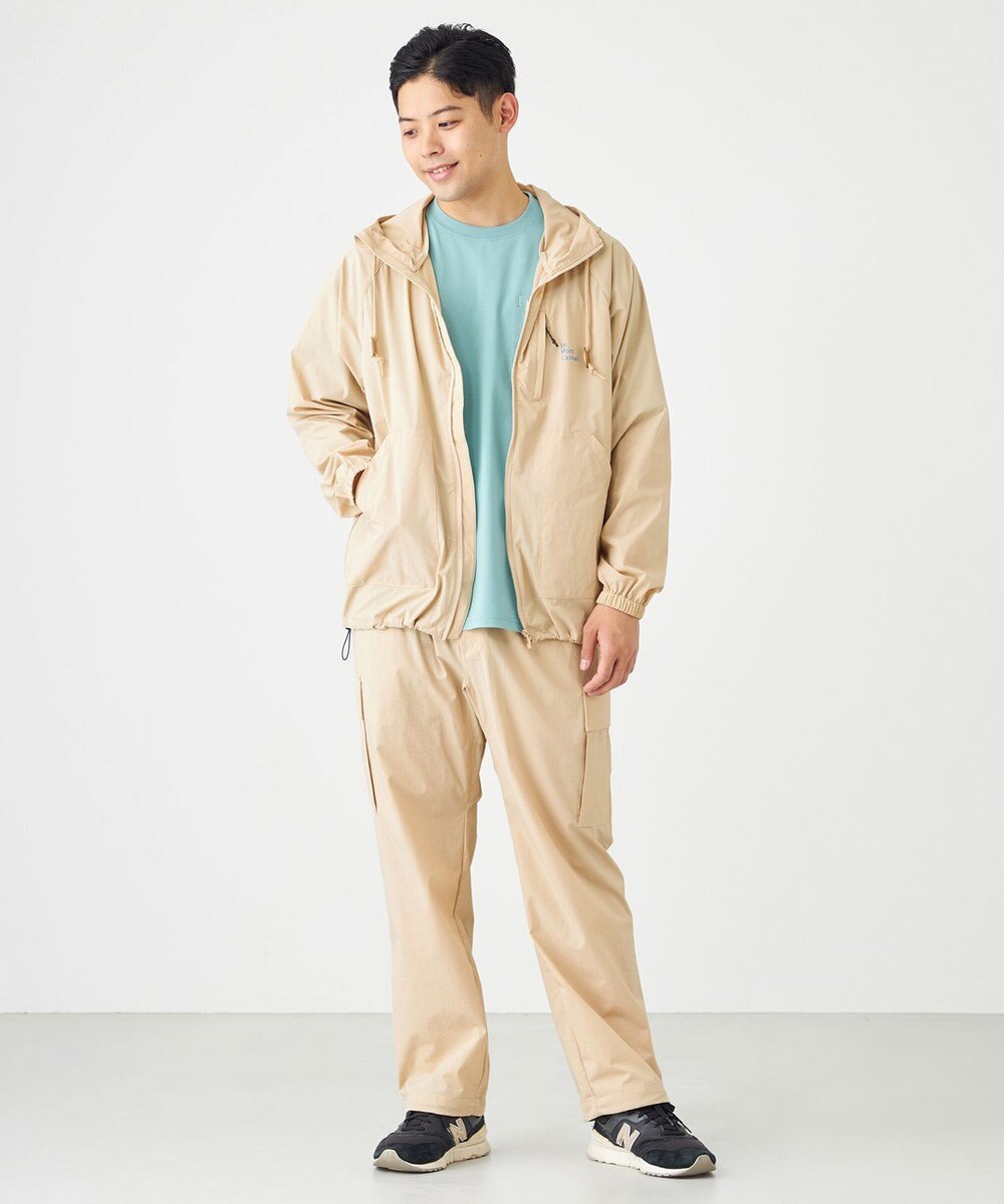 SHARE PARK MENS 【撥水・UVカット・ストレッチ・軽量 】パッカブルマウンテンパーカー（Lサイズ） 