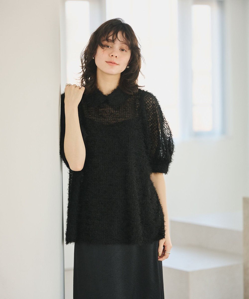 #Newans フィラッフィパフスリーブプラウス 