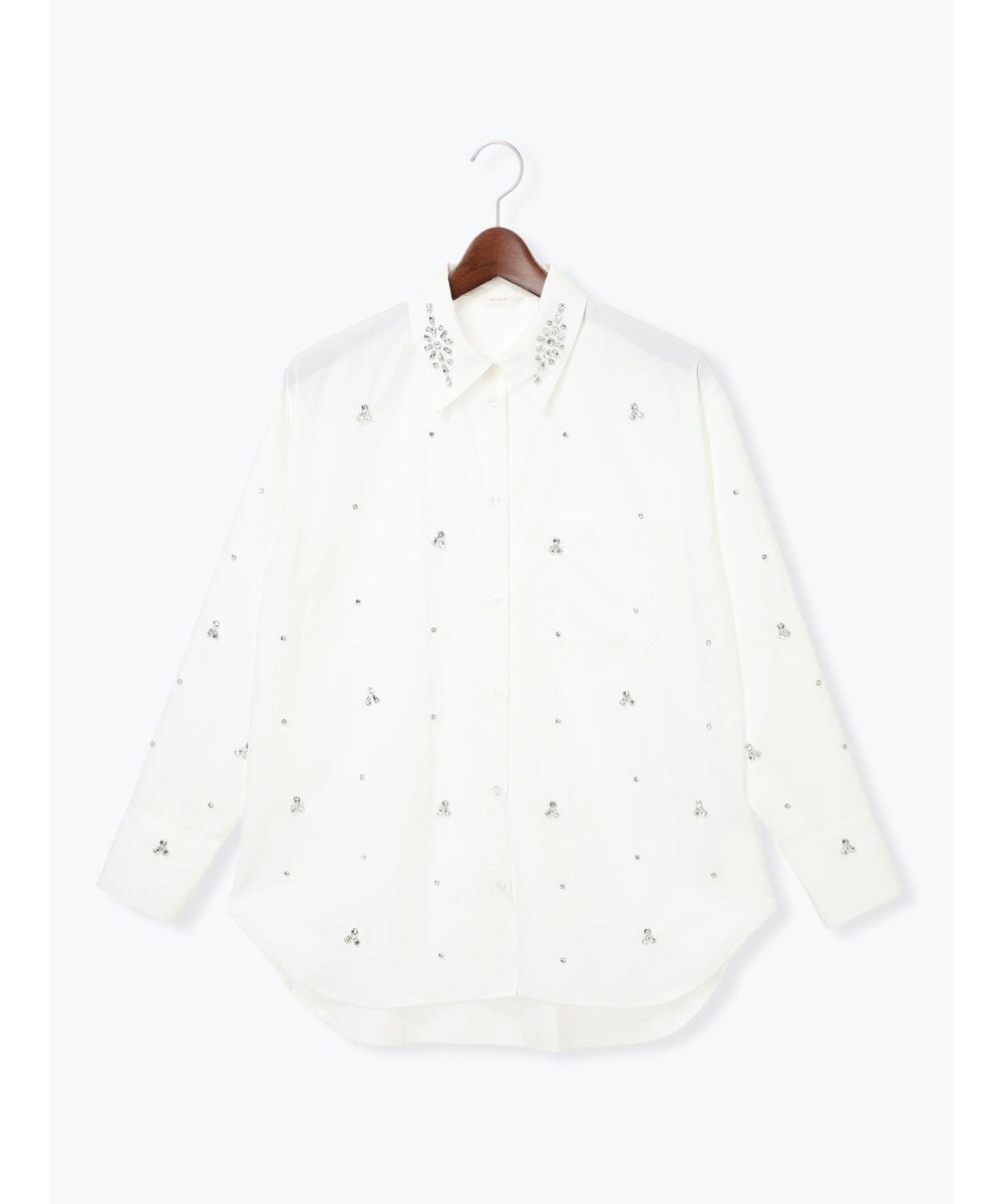 Te chichi ビジューデザインシャツ《2025winter catalog item》 