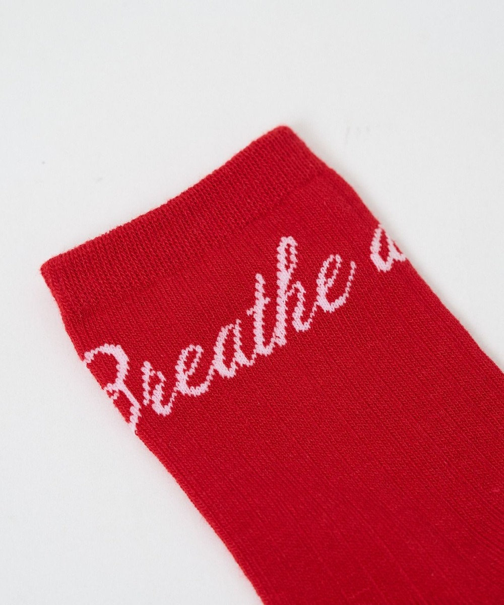 WEGO メッセージロゴソックス 