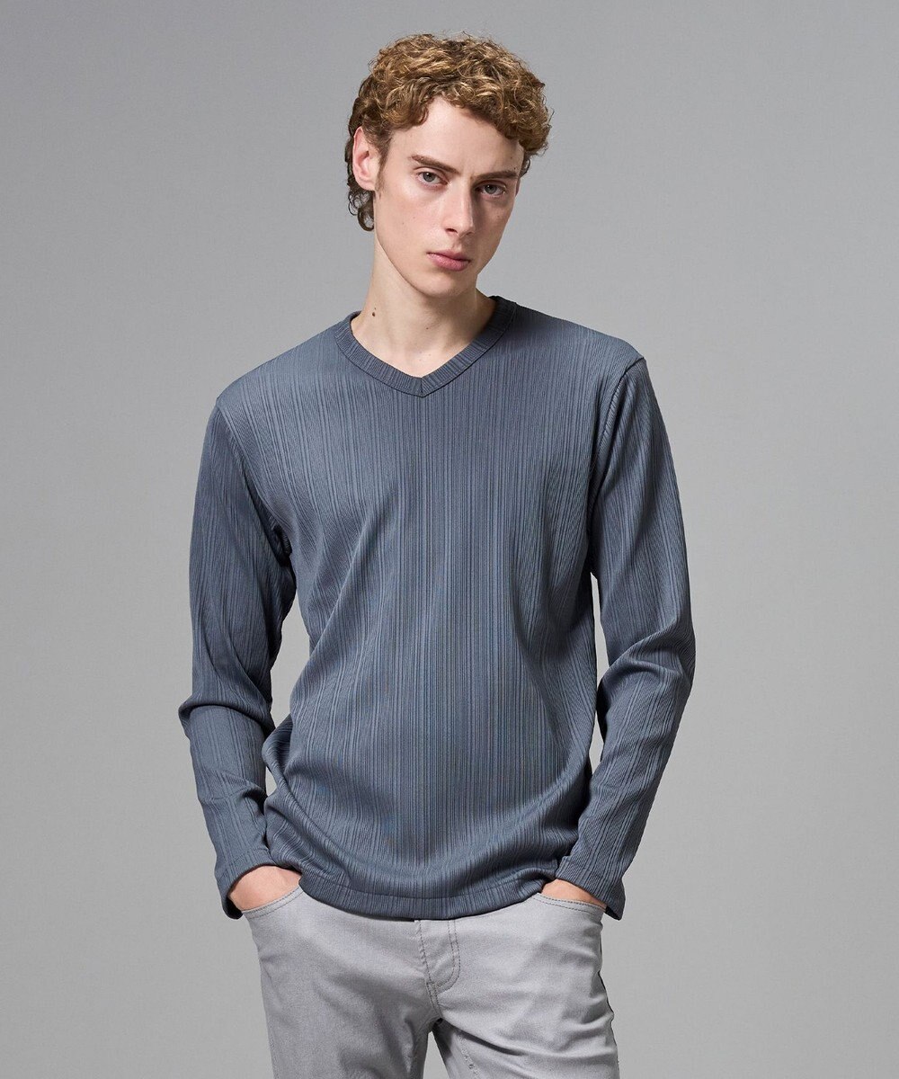 JOSEPH HOMME テックリブジャージー　Vネックカットソー 