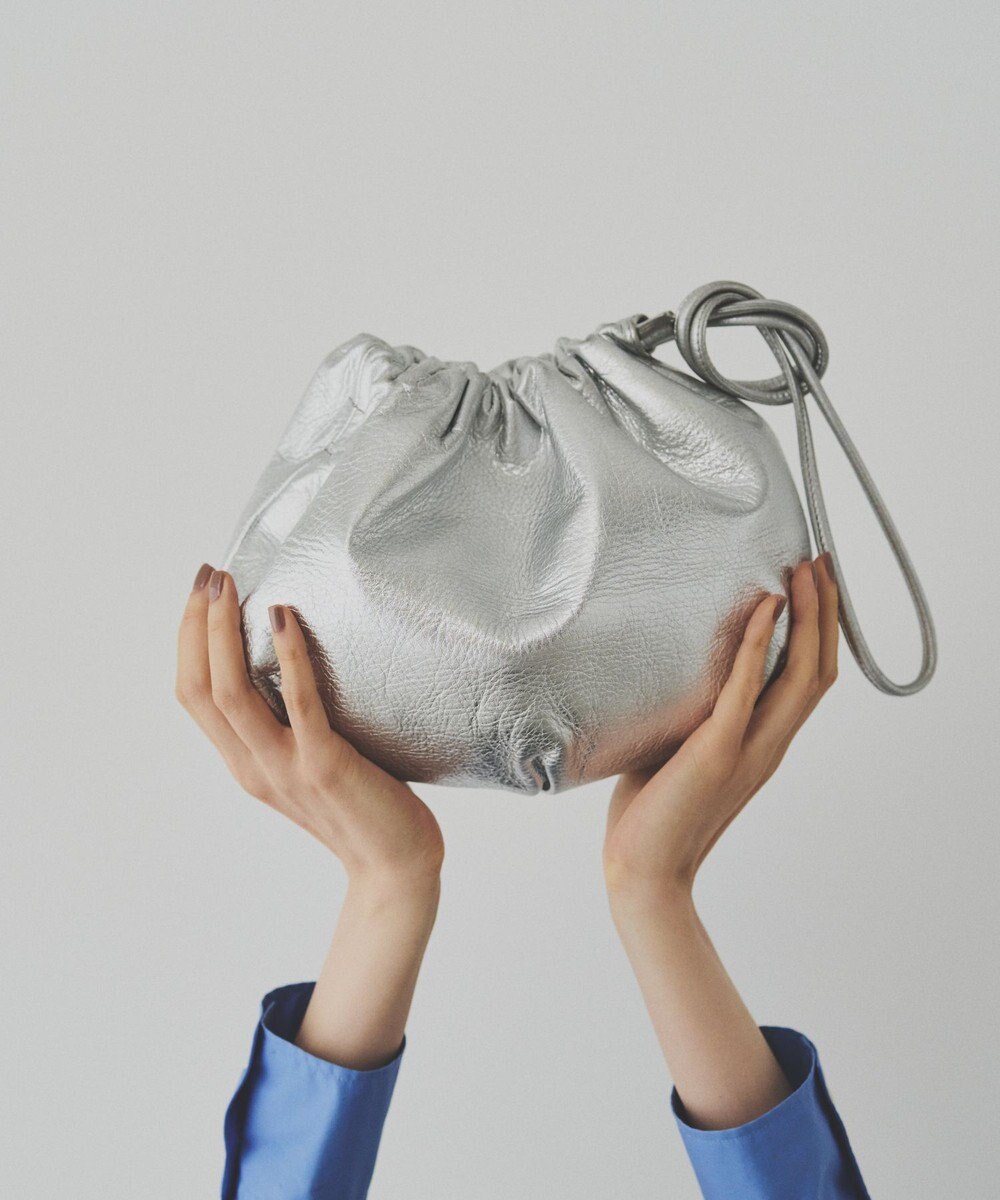 russet レザー巾着4WAYショルダーバッグ(CE-1454) 