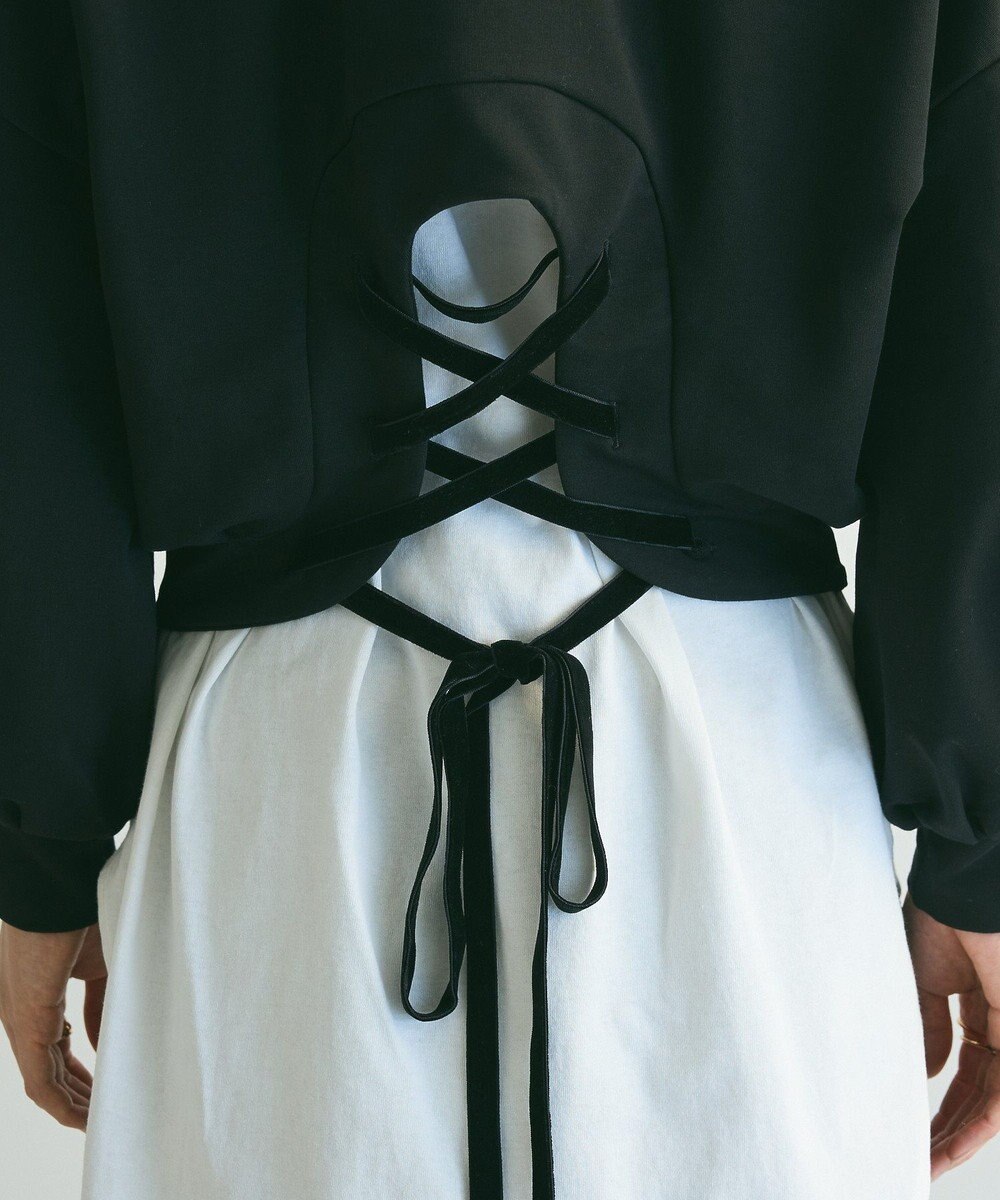 Green Parks ａ．バックレースアップスウェット 