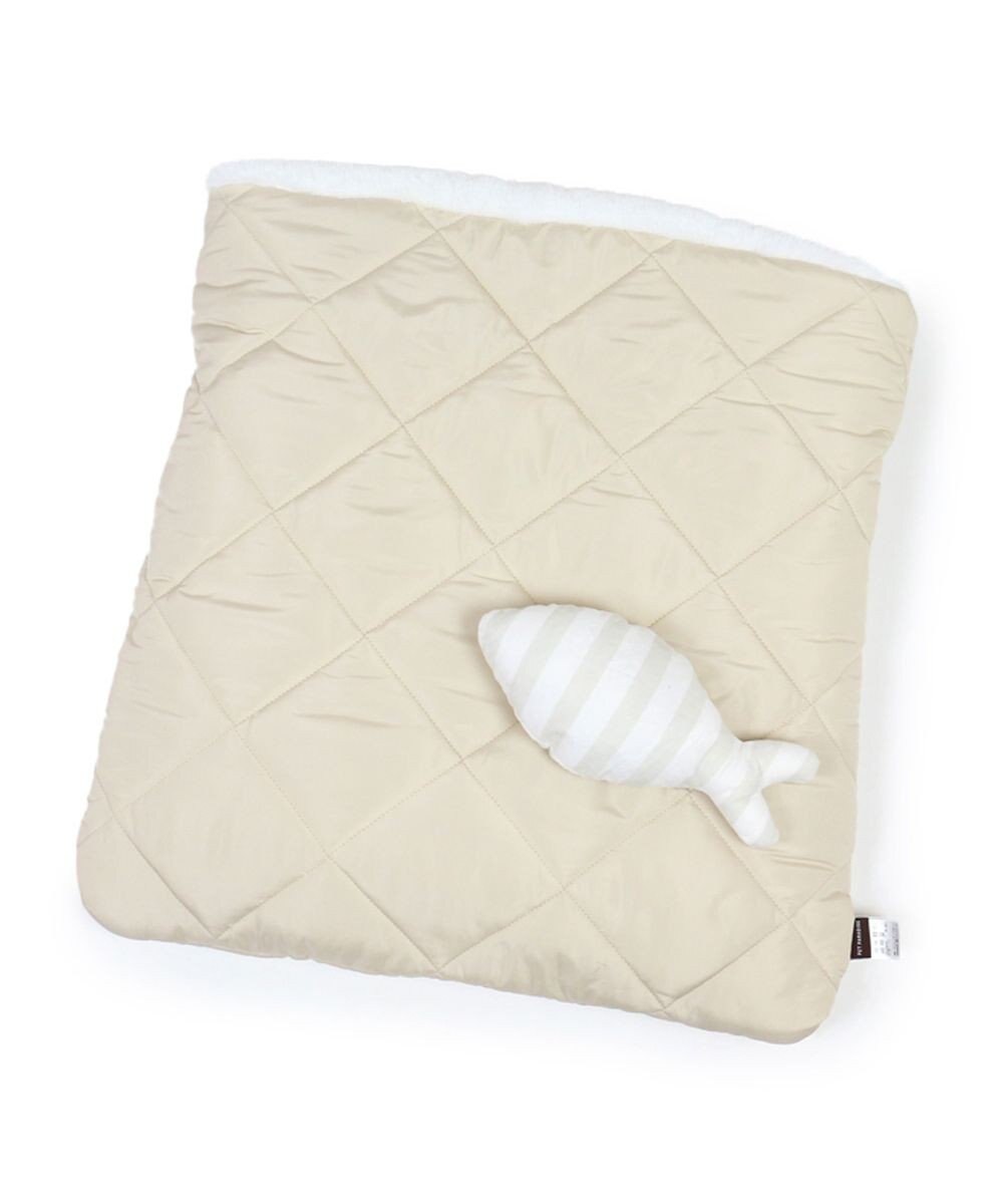 猫 ベッド おしゃれ 遠赤外線 筒型 寝袋 カドラー (55×55cm