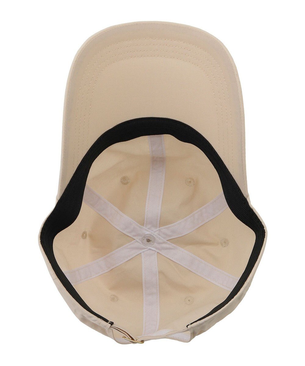 MOONBAT PAUL&JOE ACCESSOIRES(ポール&ジョー）ロゴ入り 深キャップ 帽子 ネコチャーム付 UVカット 