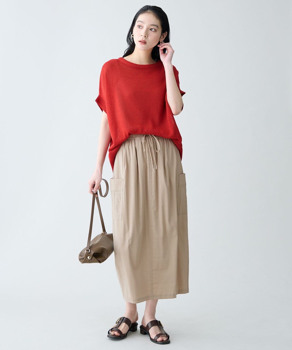 ANY ラミータッチオーバーニット 