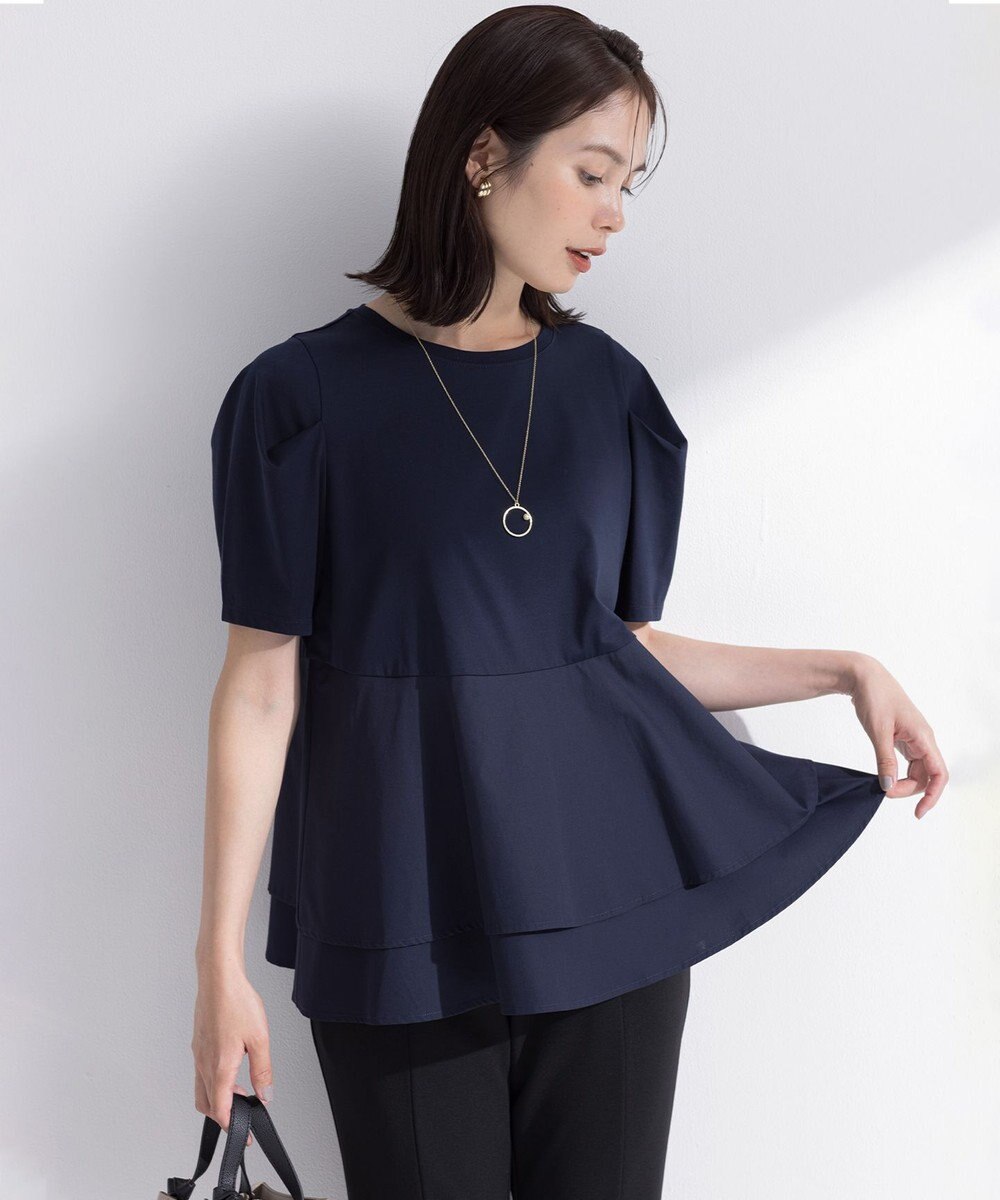 組曲 L シャツコンビティアード カットソー 