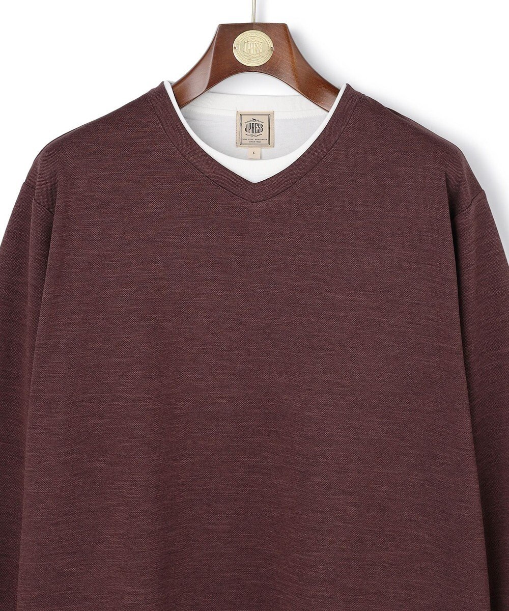 J.PRESS MEN 【WEB・一部店舗限定】フェイクレイヤード ロングスリーブTシャツ 