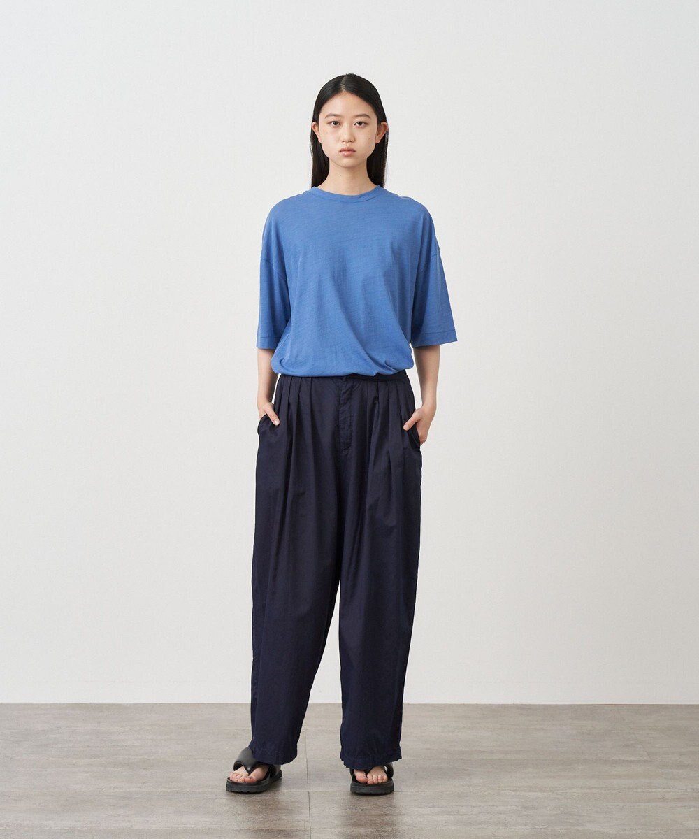 ATON INDIGO FRESCA COTTON | オーバーサイズTシャツ 