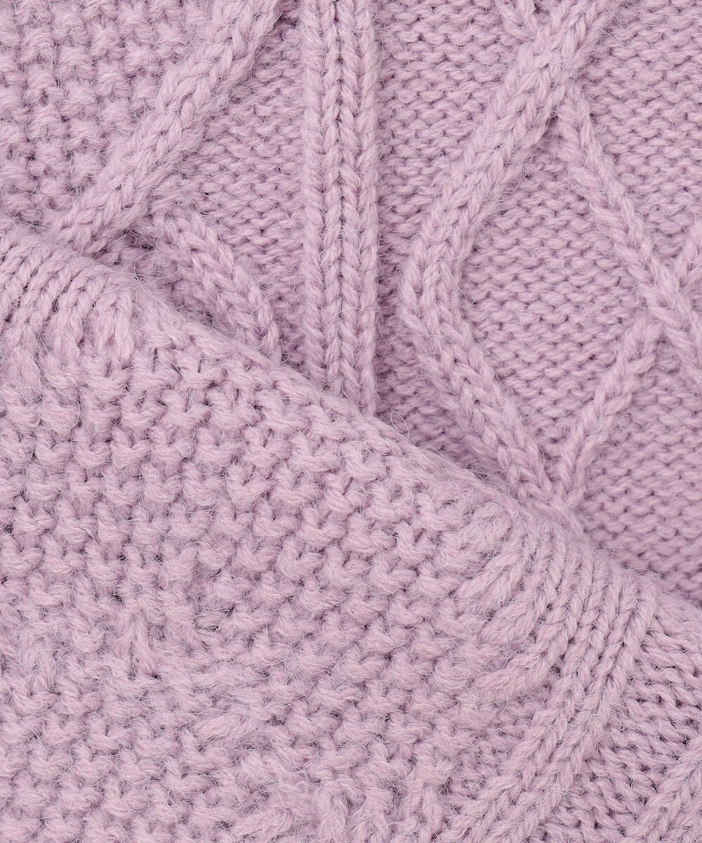 ANY KIDS リボン ケーブル ニット 