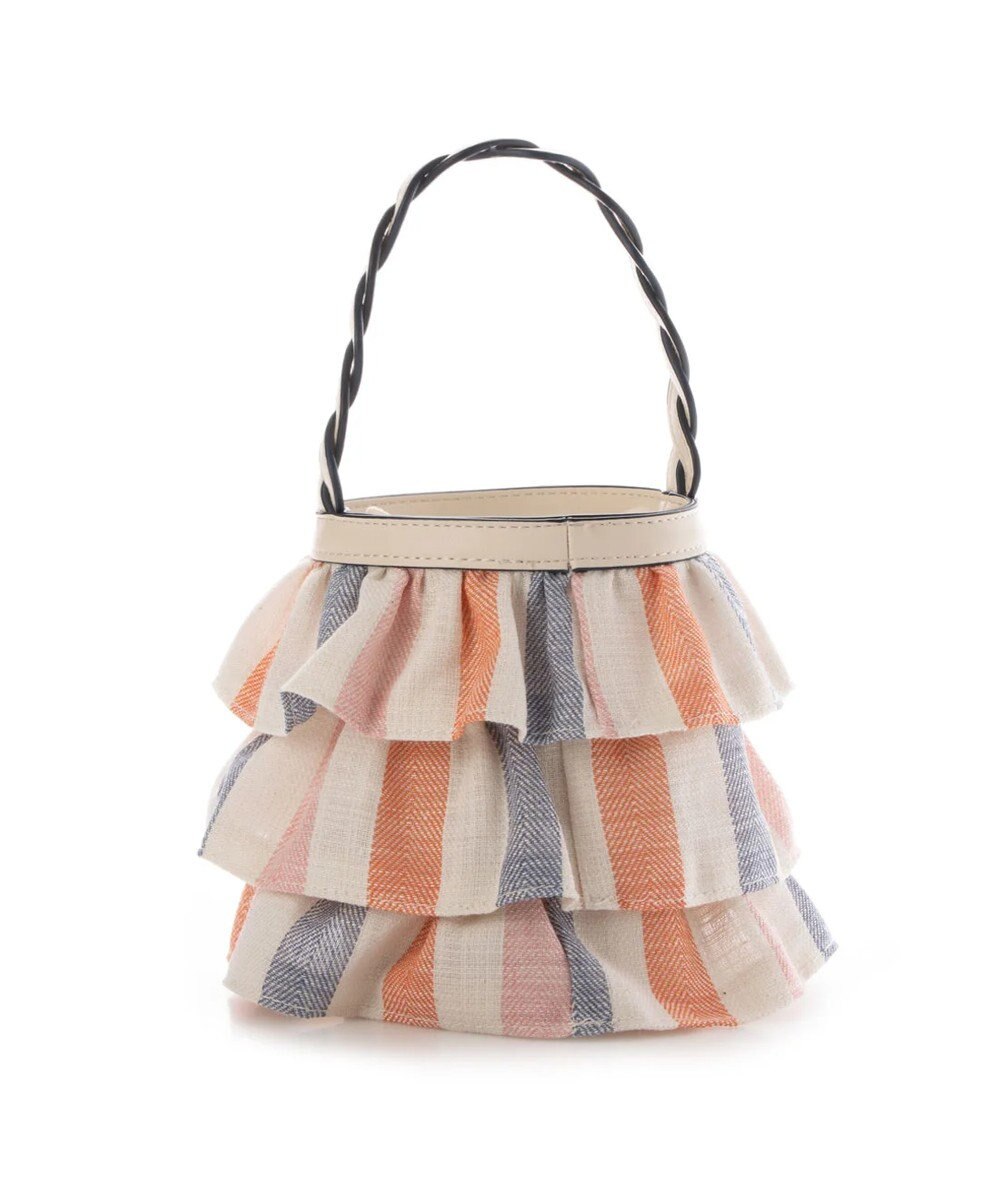 UNBILLION cachecache ミニフリルバケツ型2wayショルダーバッグ 