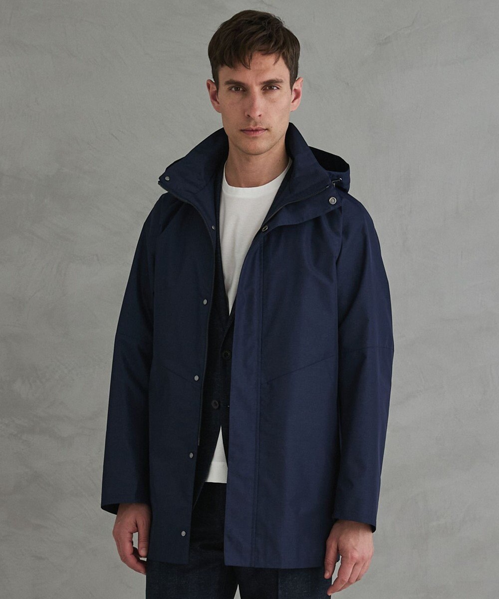 GOTAIRIKU ダウンライナー装着可【仕事で着用可】メランジシャンブレー スプリングブルゾン(26年モデル) 