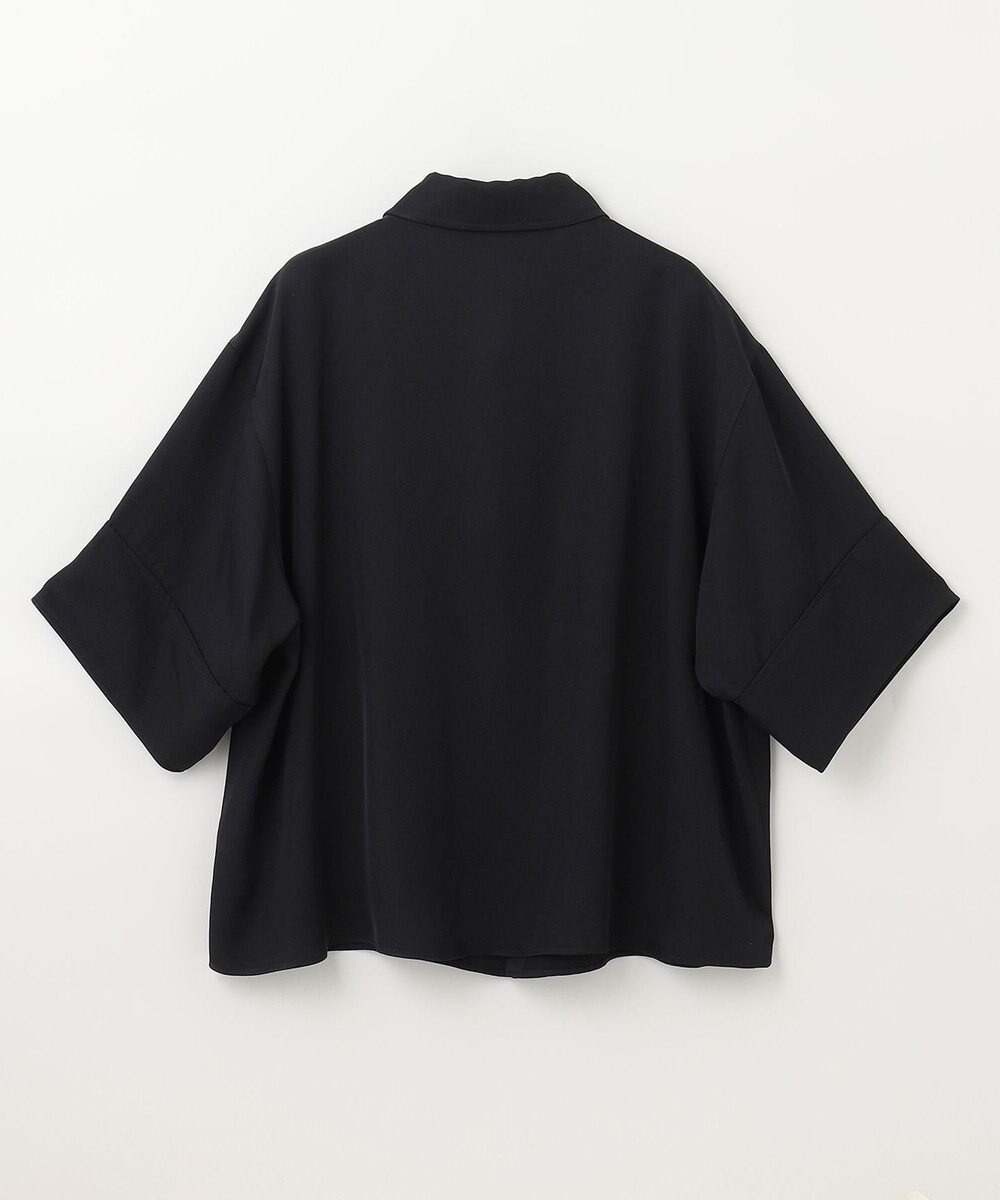 NAVE 【ReNAVE　洗える】アセテートギャバシャツ 