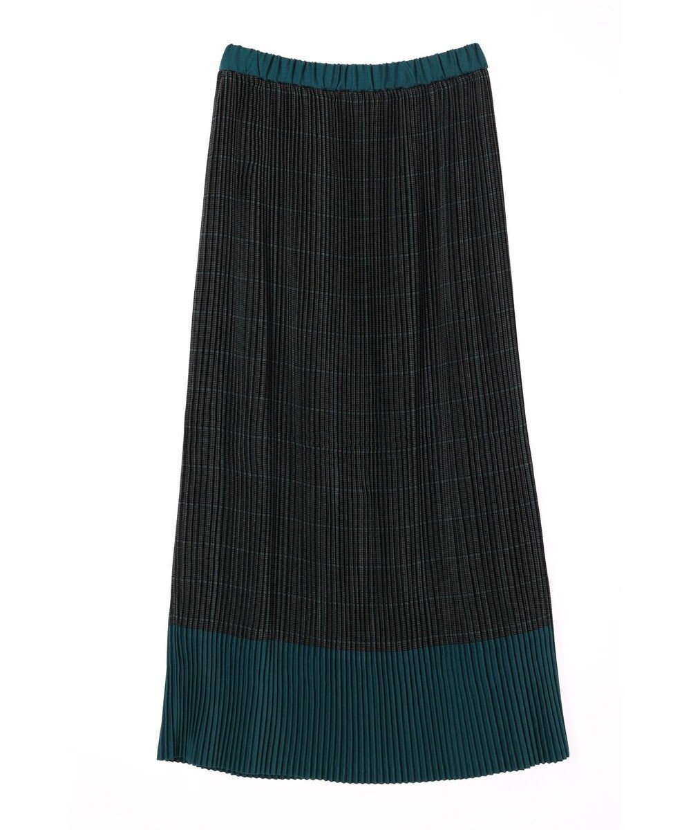 CRAFT STANDARD BOUTIQUE 配色チェックプリーツスカート 