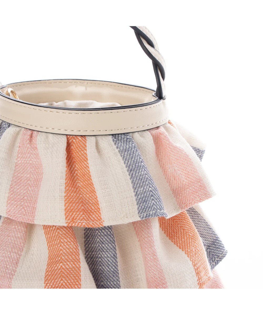 UNBILLION cachecache ミニフリルバケツ型2wayショルダーバッグ 