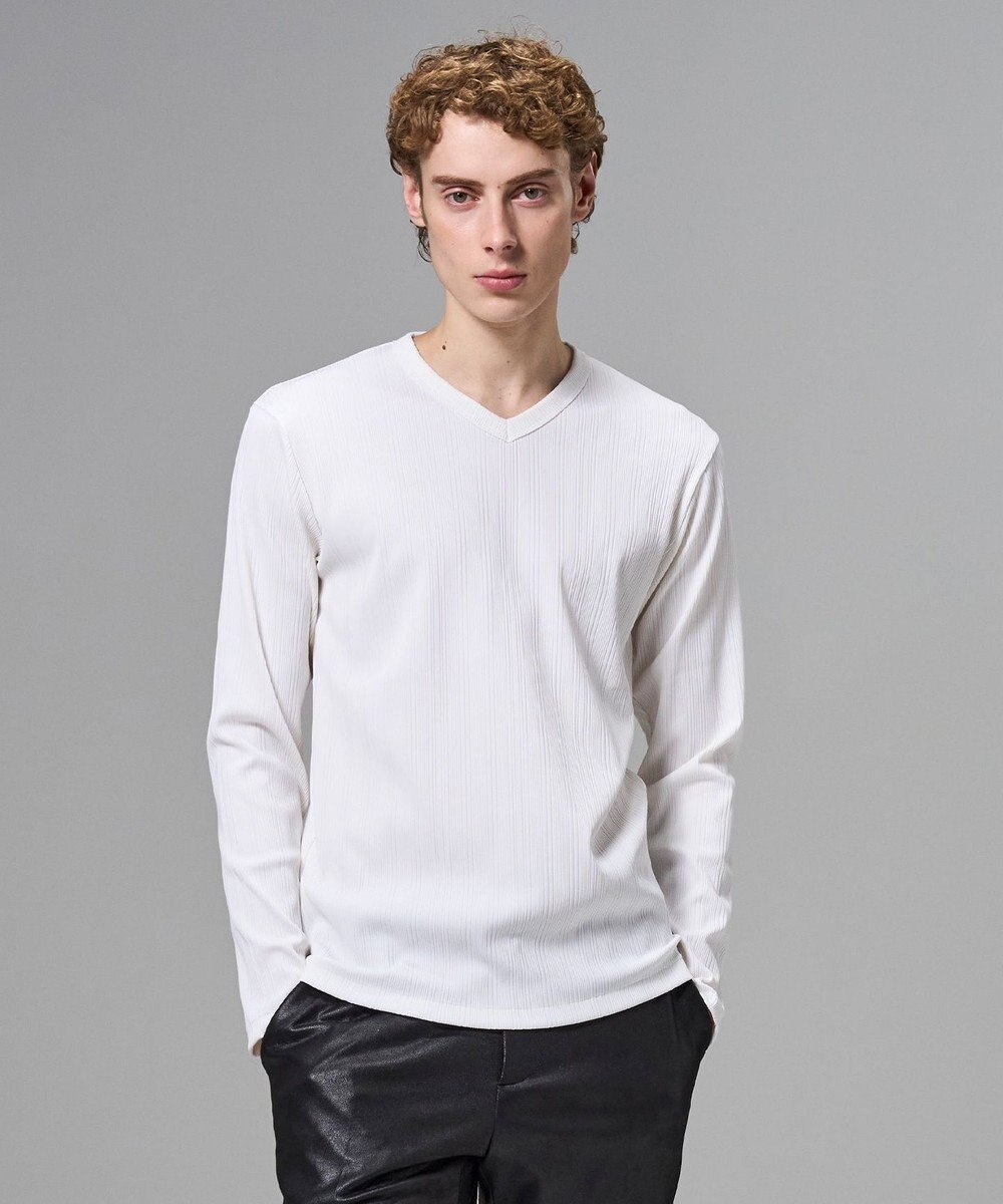 JOSEPH HOMME テックリブジャージー　Vネックカットソー 