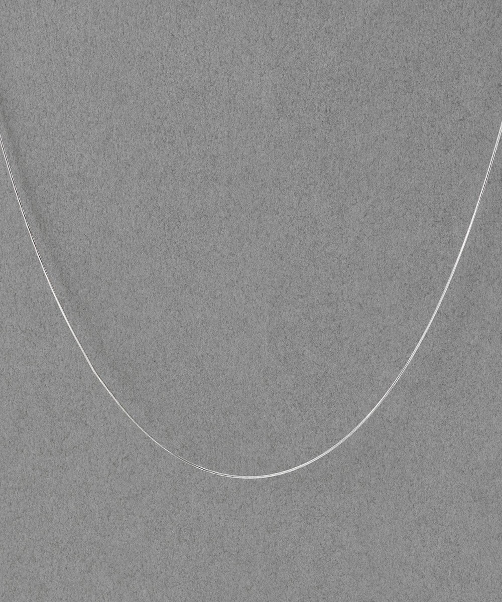 Phoebe 【金属アレルギー対応】ミニマルコンパクトチェーンネックレス/サージカルステンレス シルバー 