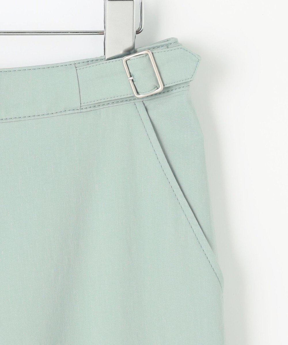 J.PRESS LADIES 【セットアップ対応・洗える】セルロースリネンストレッチ テーパード パンツ 