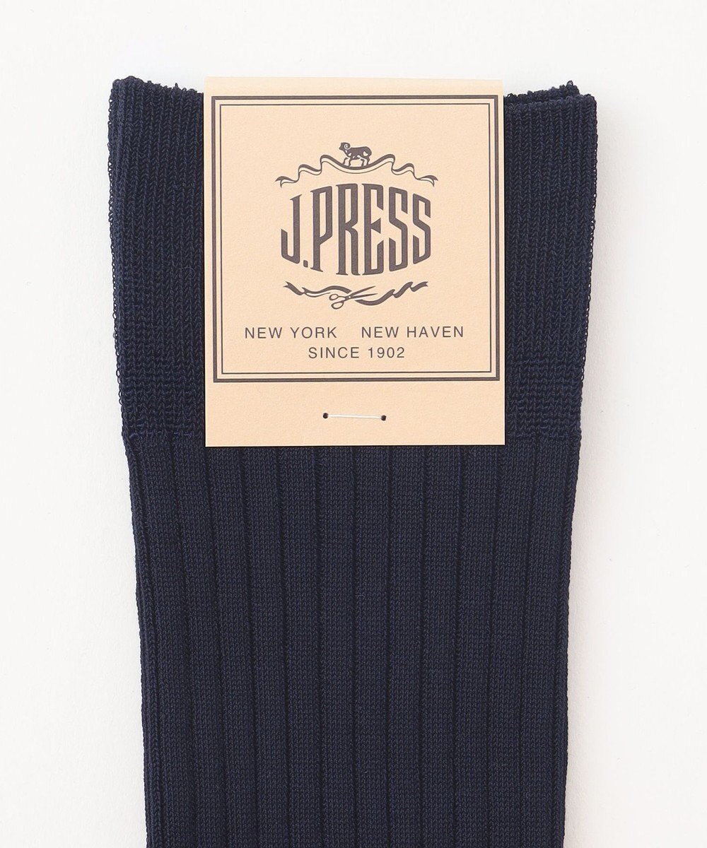 J.PRESS MEN 【J.PRESS BASIC】ハイゲージリブ ソックス 