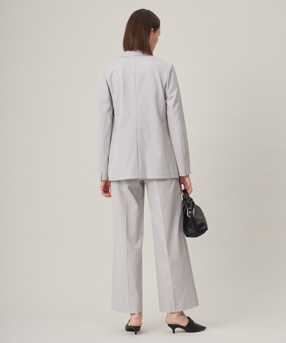 ICB 【接触冷感・UVケア・撥水・洗える】LooseWeave ダブルブレストジャケット 