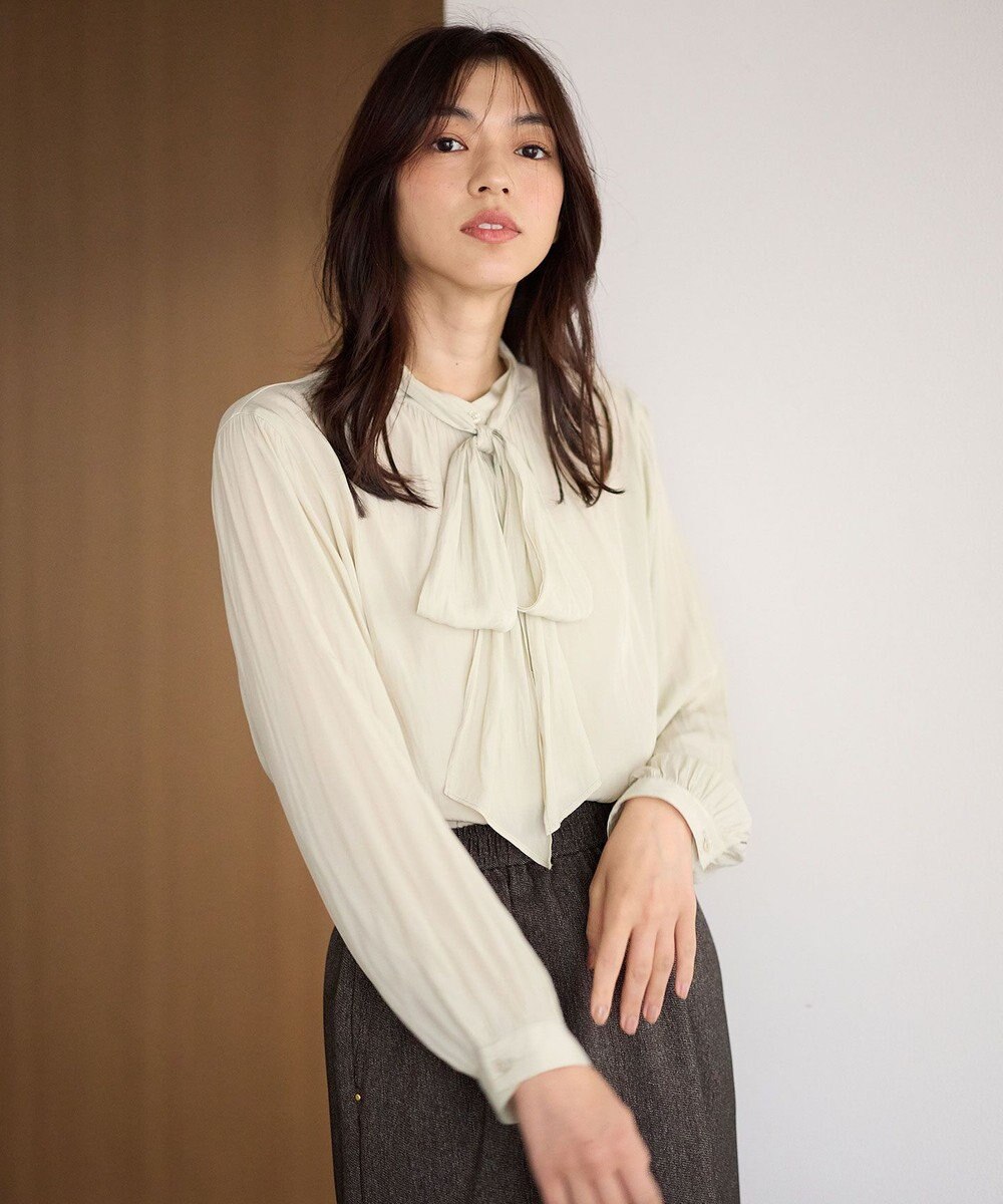 ANY 【洗濯機可】２ＷＡＹボウタイブラウス 
