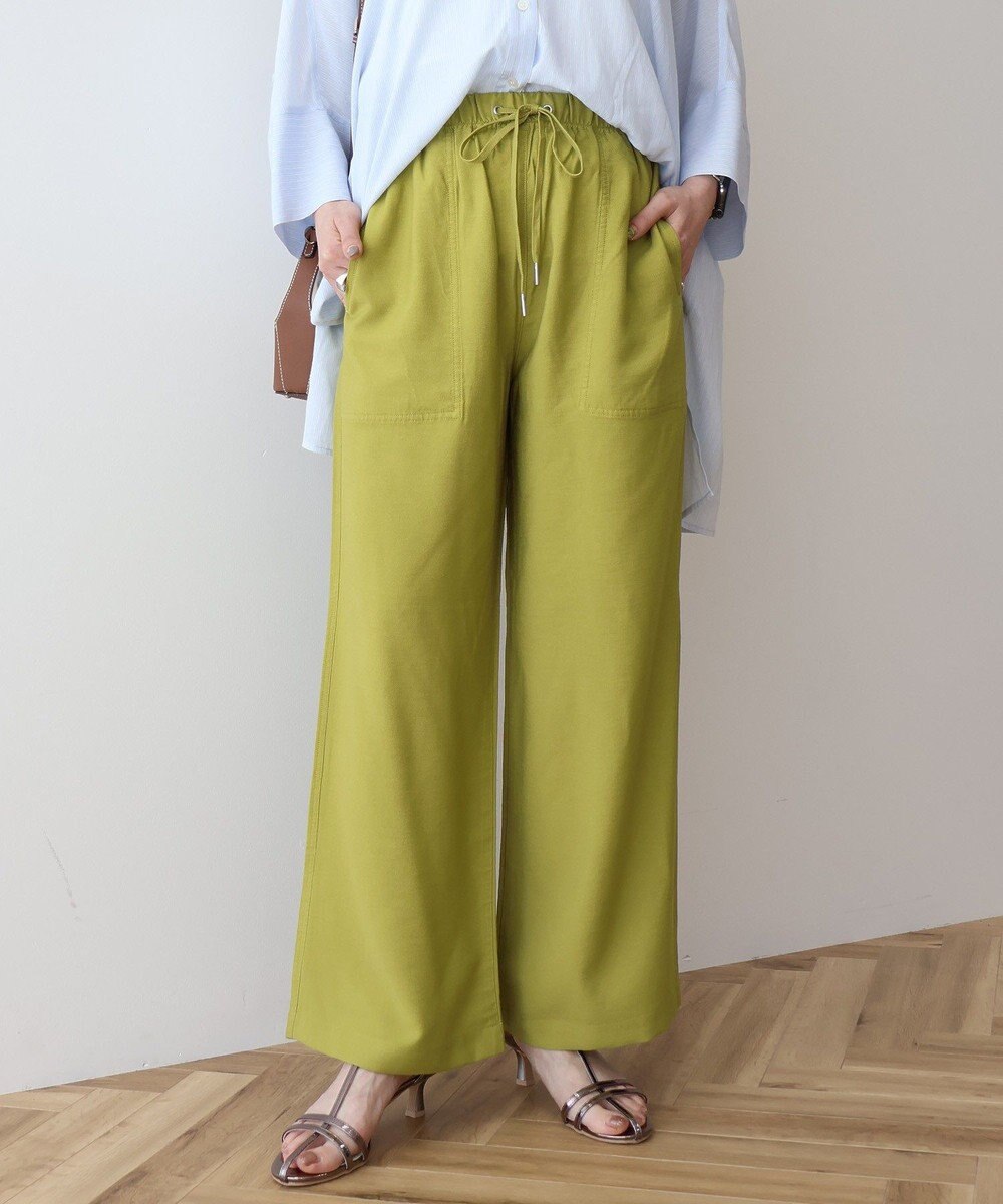 AMERICAN HOLIC 【接触冷感】ベイカーリラックスパンツ 