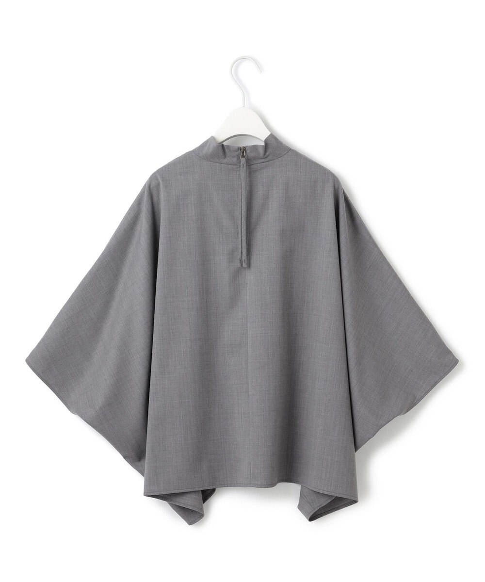 ICB 【洗える】Ｔ/Ｗブロード ハイネックブラウス 