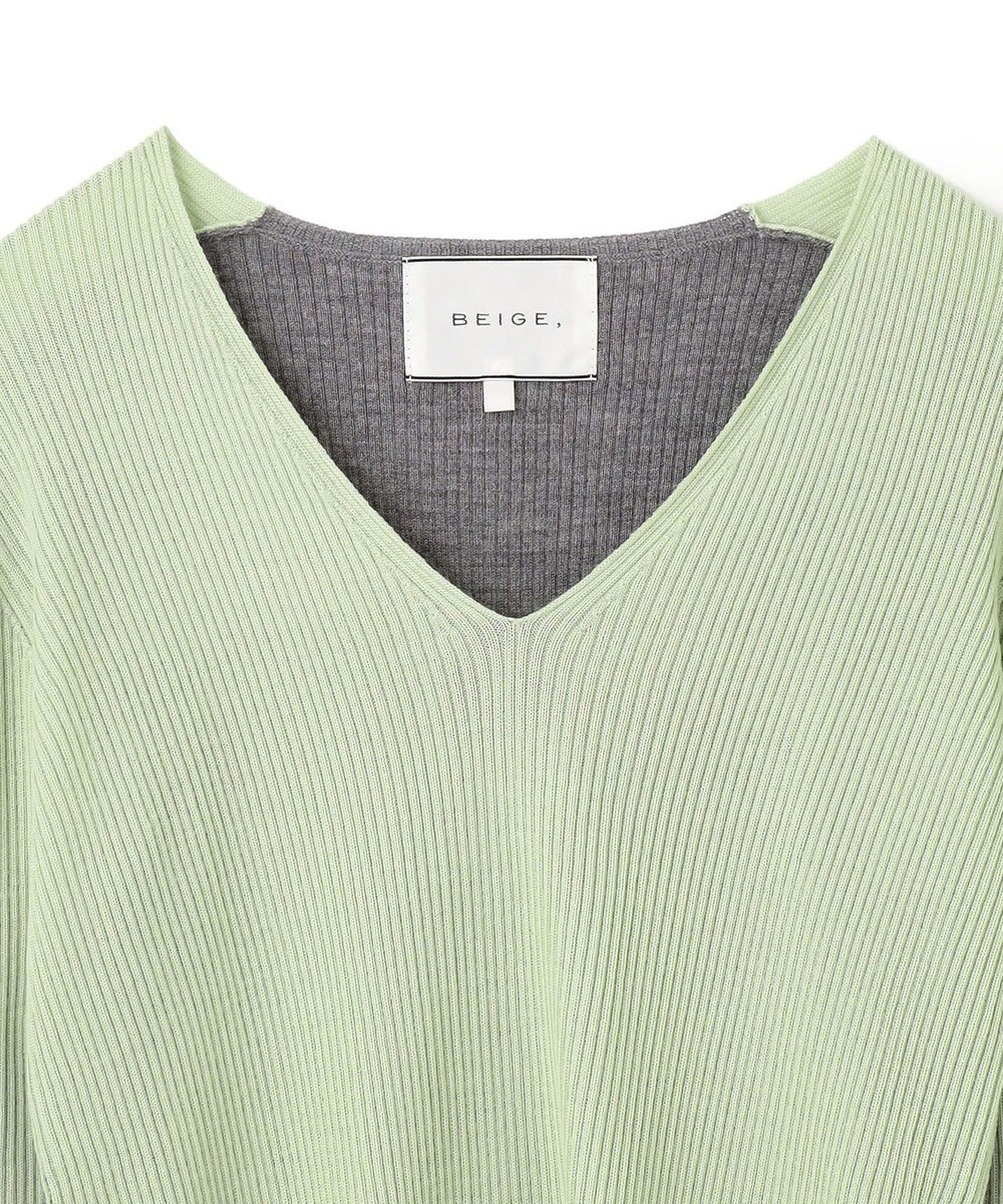 BEIGE， LA MONNAIE / Vネックニット 