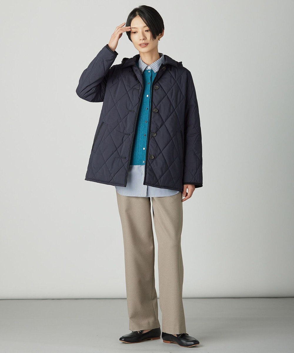 J.PRESS LADIES KNIT BASIC クルーネック カーディガン 