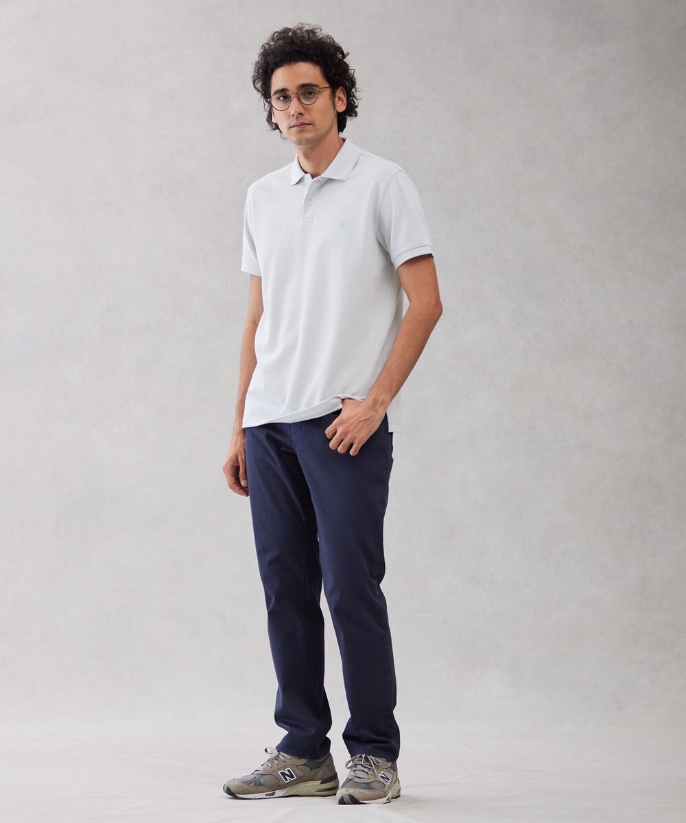 J.PRESS MEN 【大人気】アメリカンコットン鹿の子 バックブルポロシャツ 