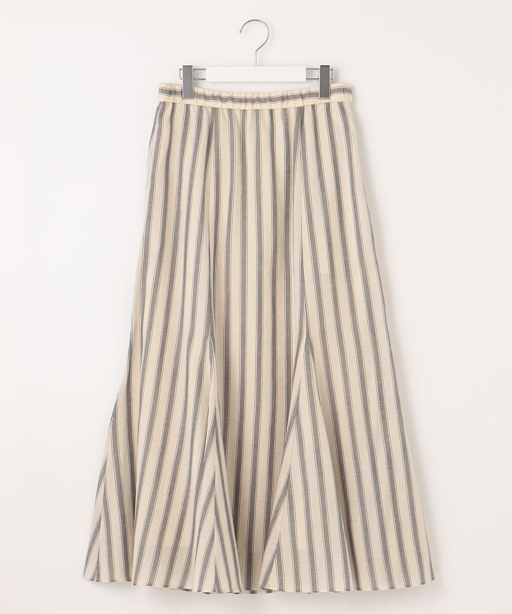 自由区 【洗える】テンセルリネン スカート 