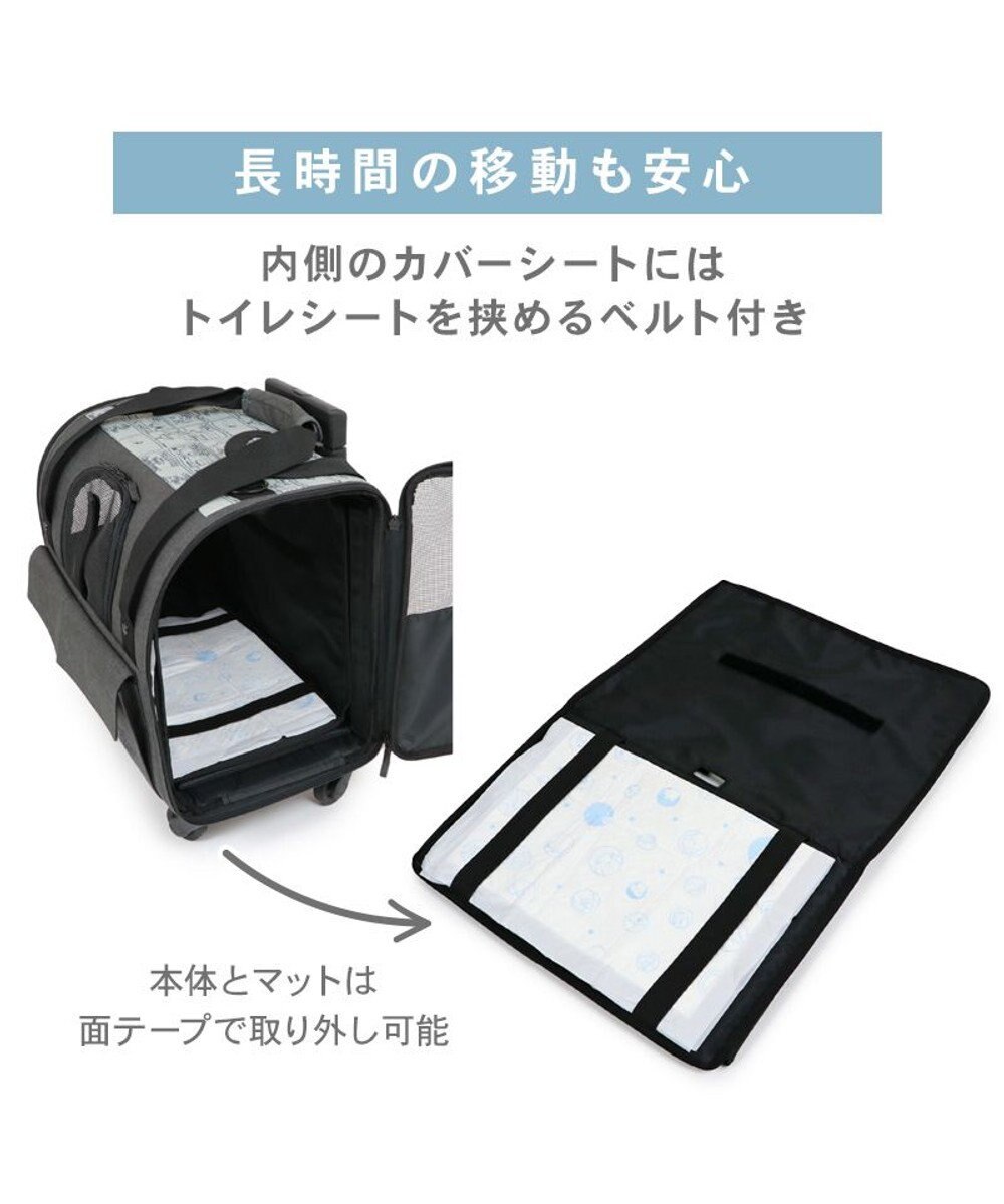 PET PARADISE スヌーピー キャスター付き折り畳みキャリー 小型犬 