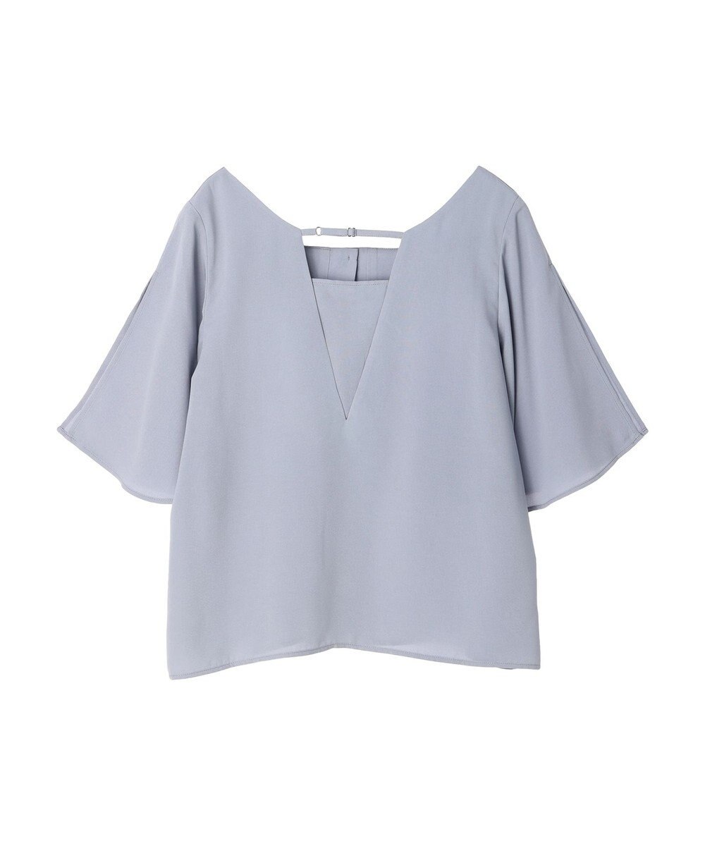 earth music&ecology ２ＷＡＹショルダースリットブラウス 