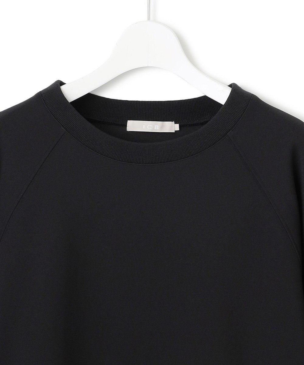 ICB 【洗える】ジョーゼットジャージー  ドルマンスリーブプルオーバー 