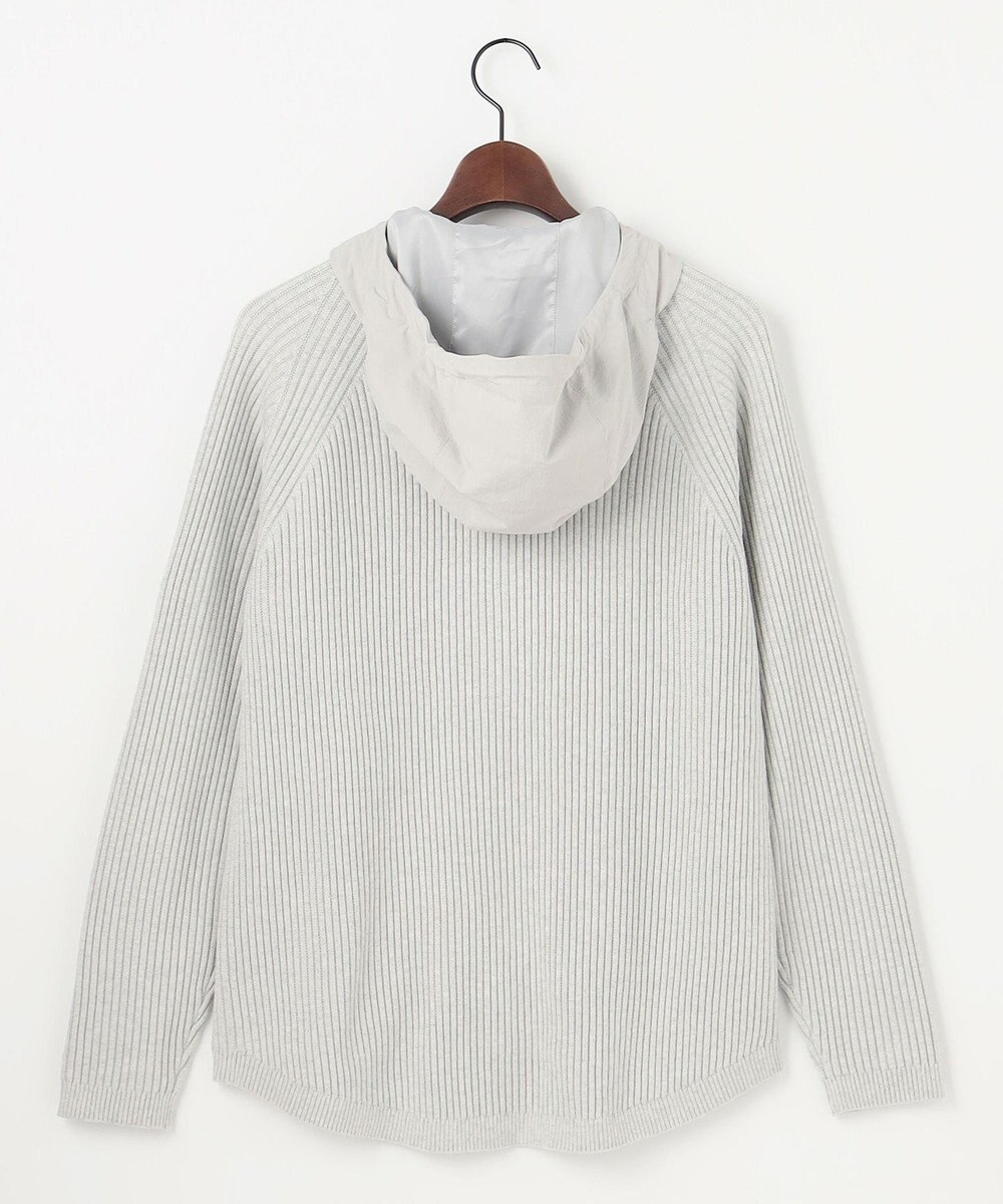 JOSEPH ABBOUD MOUNTAIN 【日本素材・ストレッチ】コットンムリネ アウトドア ニット パーカー 