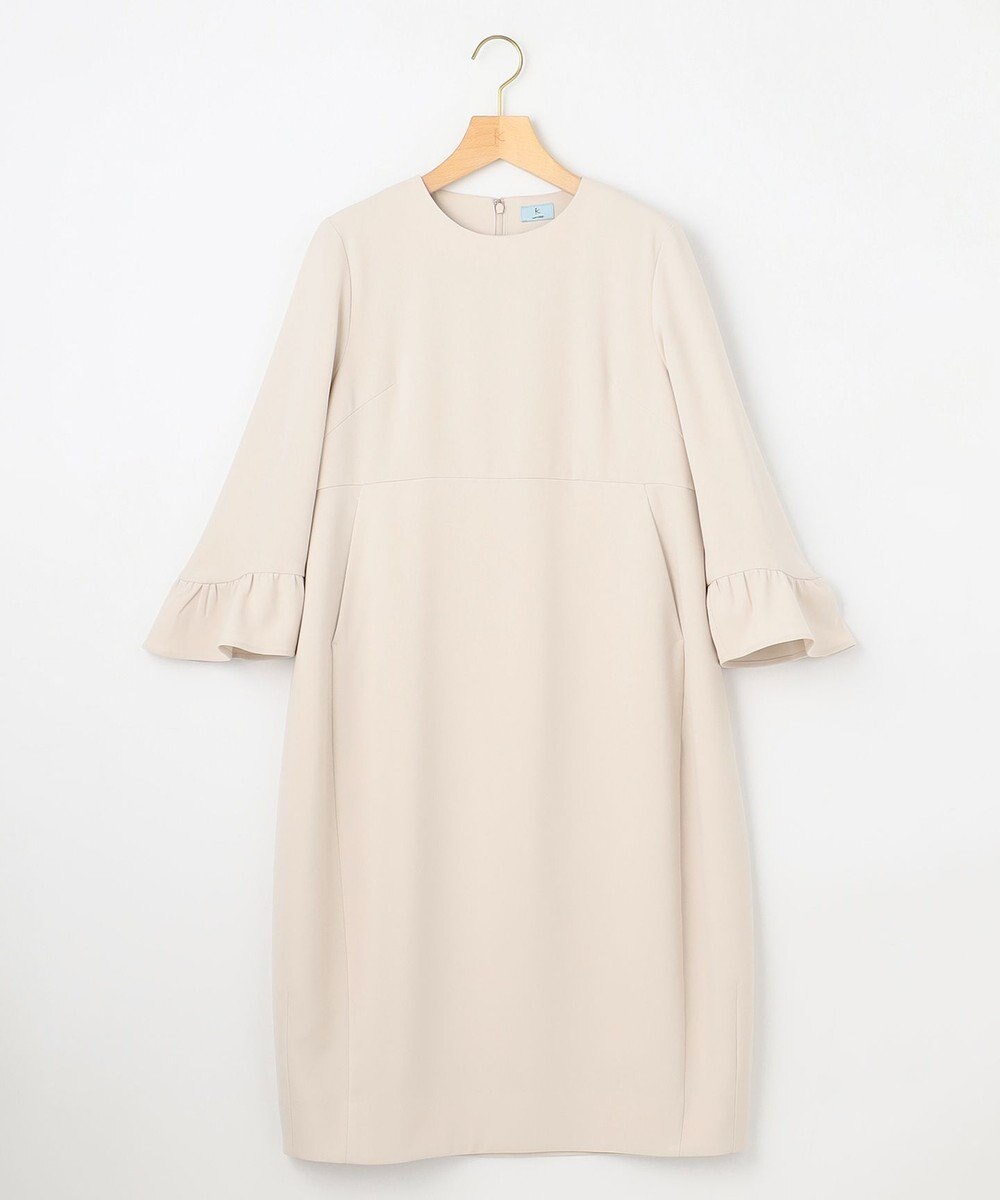 組曲 【KUMIKYOKU NAVY】コンフォータブルドレープフリル ワンピース 