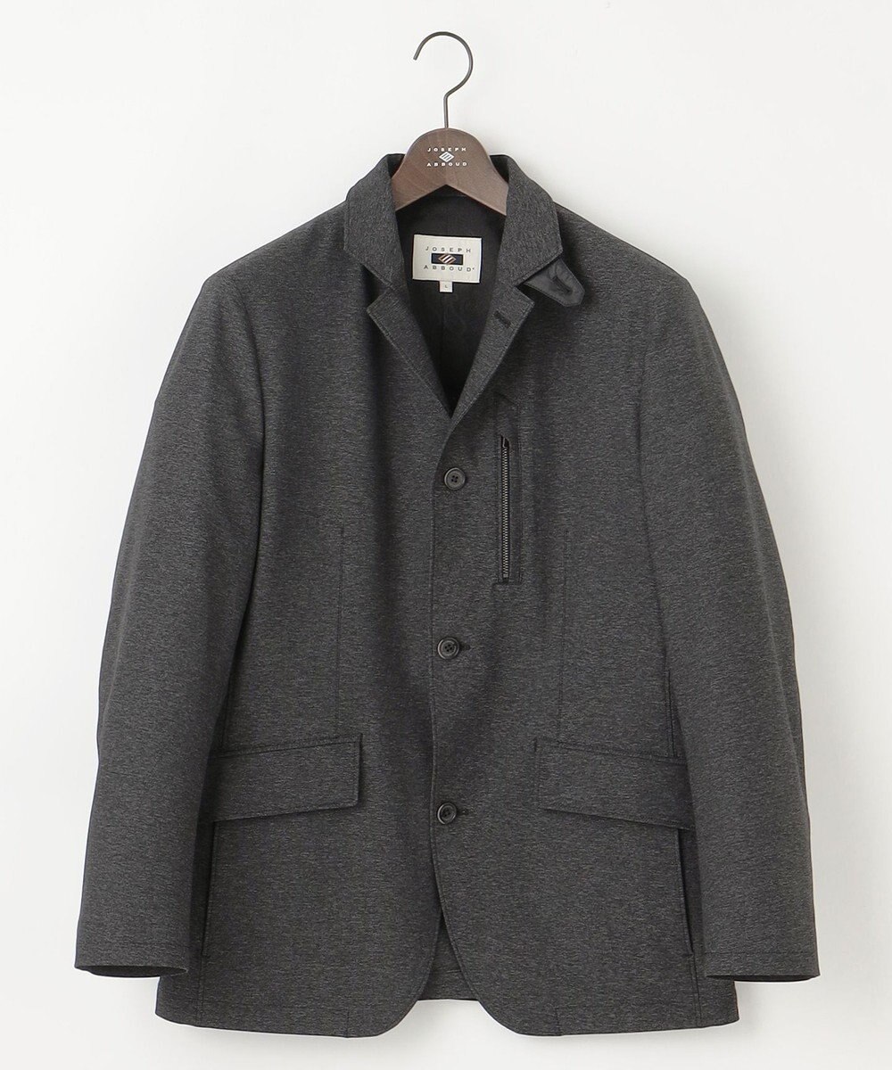 JOSEPH ABBOUD 【撥水/ハイパワー2WAYストレッチ/ソフト】ハイパワー2WAYストレッチメランジ コンバーチブル ジャケット 