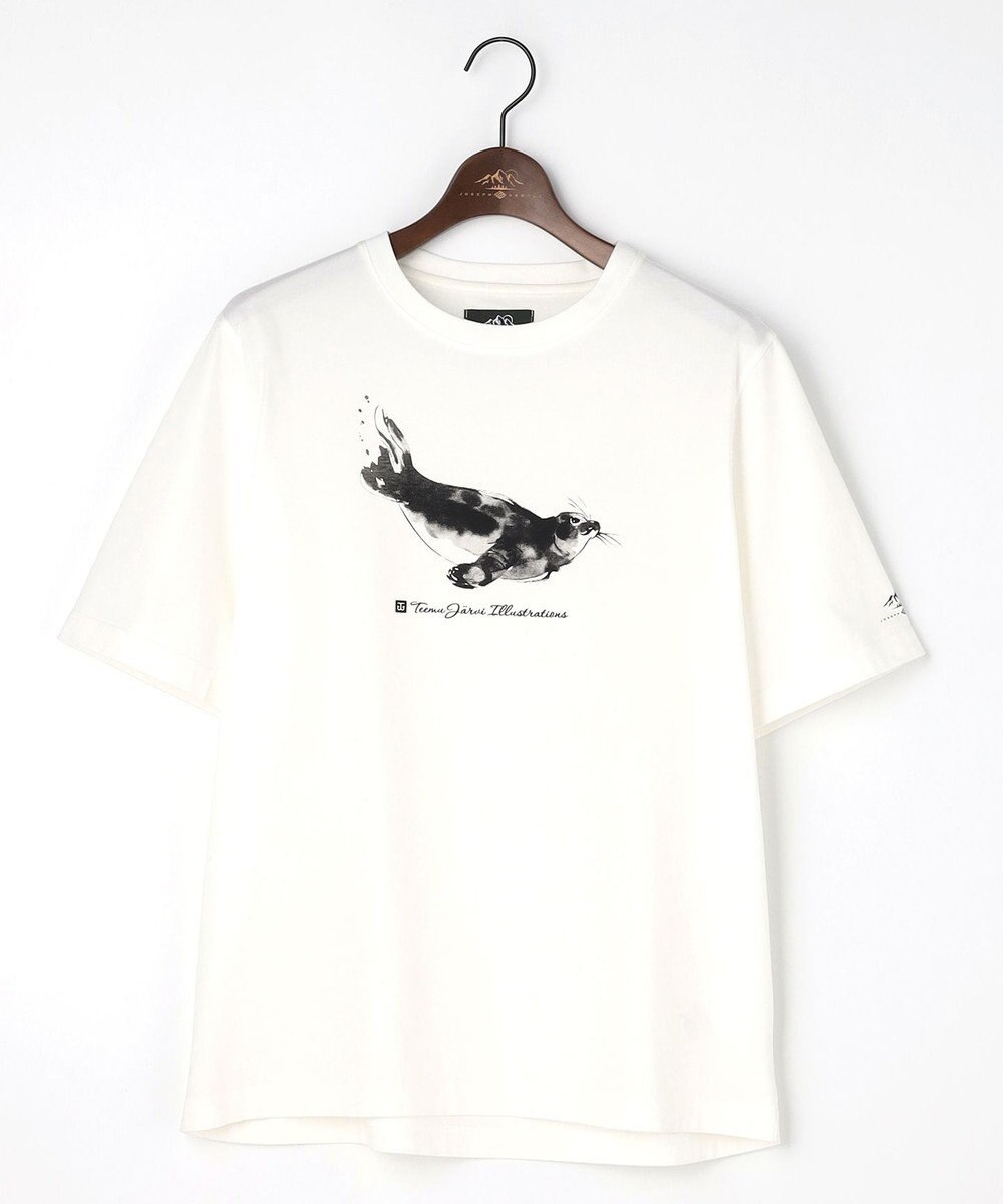 JOSEPH ABBOUD MOUNTAIN 【テーム・ヤルヴィコラボレーション/ゆったり】　　プレーティング天竺ヤルヴィー Tシャツ 