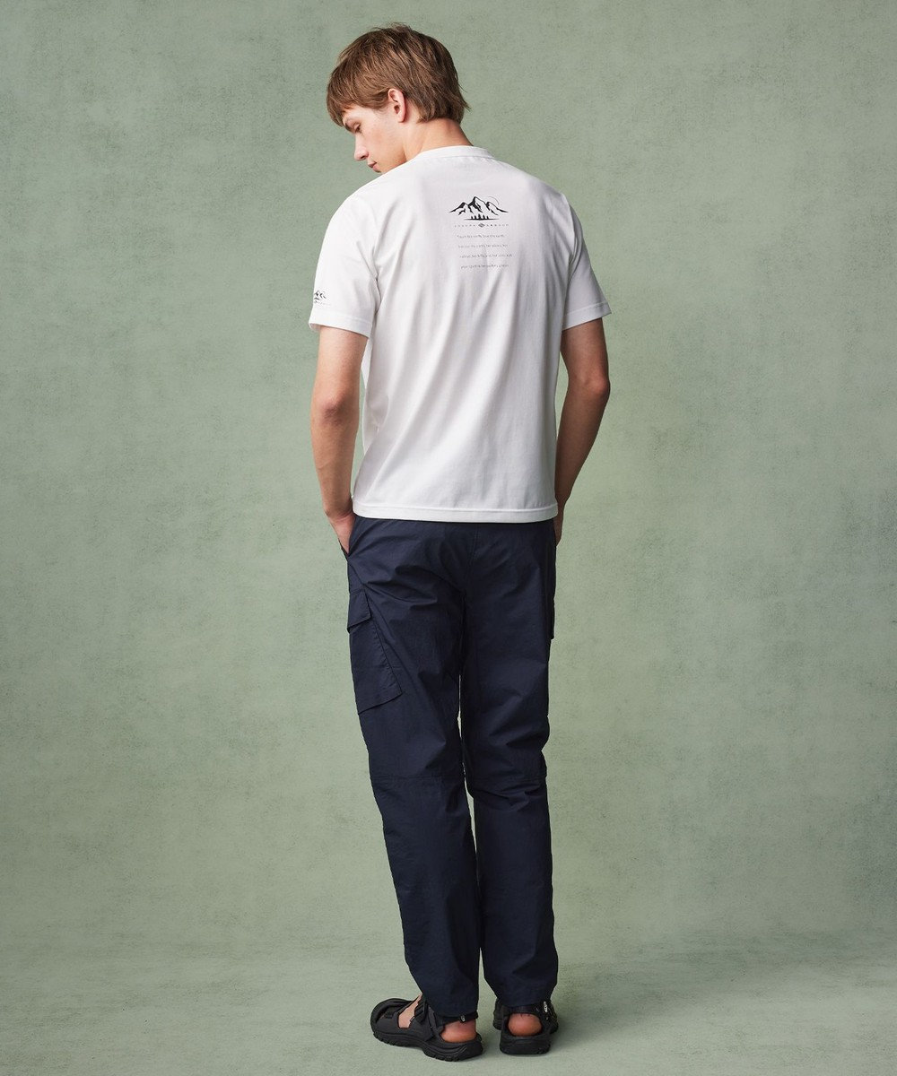 JOSEPH ABBOUD MOUNTAIN 【MADE IN JAPAN/吸水速乾/男女兼用】プレーティング天竺アウトドア Tシャツ 