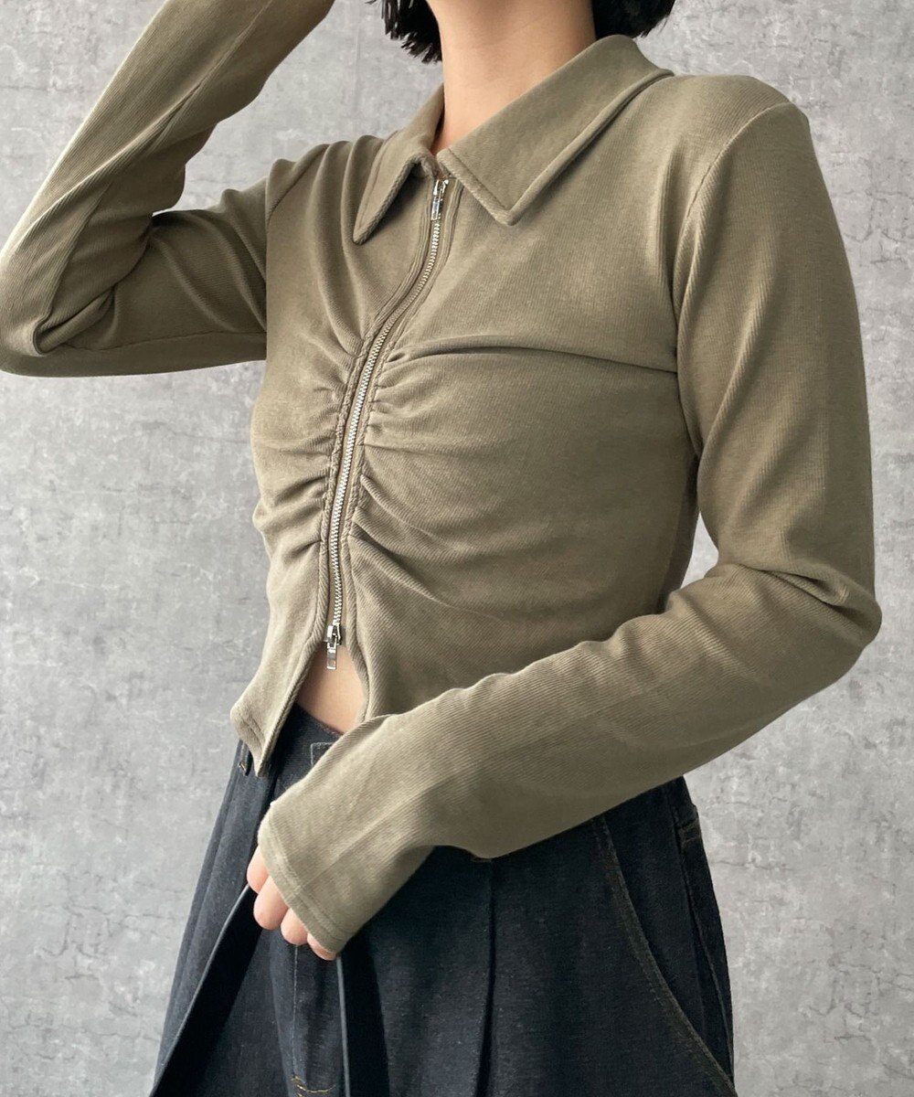 WEGO フロントギャザーＷジップロンＴ 