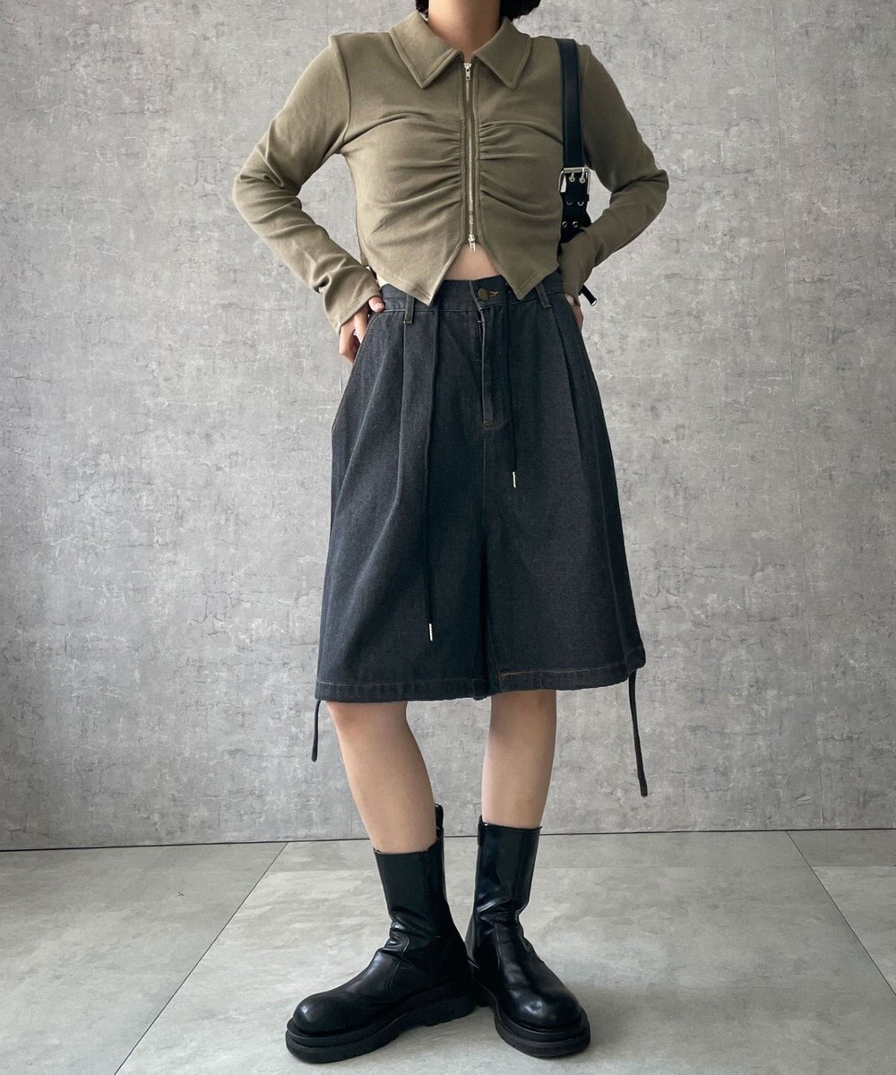 WEGO フロントギャザーＷジップロンＴ 