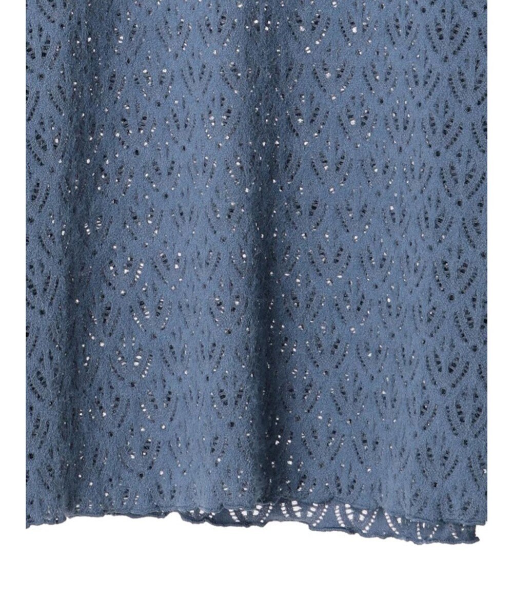 earth music&ecology 起毛レースハイネックインナー 